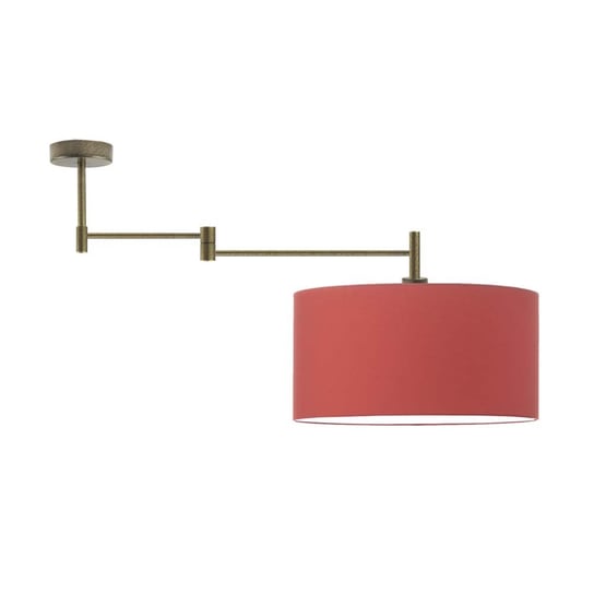 Lampa wisząca LYSNE Rangun, 60 W, E27, czerwona/złota, 37x90 cm LYSNE