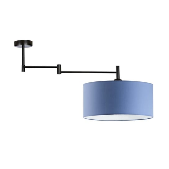 Lampa wisząca LYSNE Rangun, 60 W, E27, niebieska/czarna, 37x90 cm LYSNE