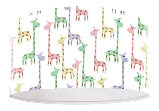 Lampa wisząca MACODESIGN Zabawne żyrafy foto-079-40cm, 60 W MacoDesign
