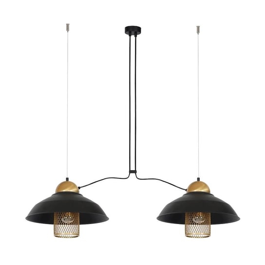 Lampa wisząca MILAGRO Bjorn, czarna, 60 W, 110x100 cm Milagro