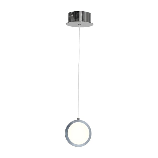 Lampa wisząca MILAGRO Circolo, srebrna, 7 W, LED, 90x12 cm Milagro