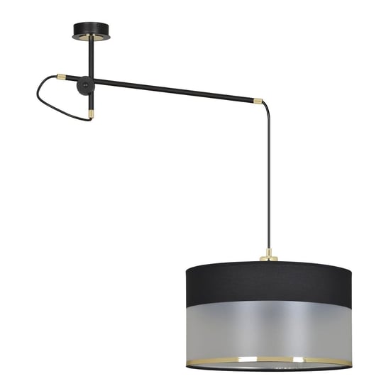 LAMPA WISZĄCA MONOLIT 1 CZARNY/ZŁOTY 588/1 EG EMIBIG