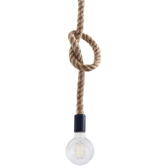 Lampa wisząca na sznurze Rope 321909 Polux LED 12W pojedyncza beżowa POLUX
