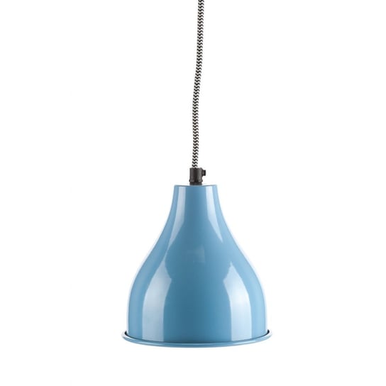 Lampa wisząca, niebieska, 16x17 cm Aluro