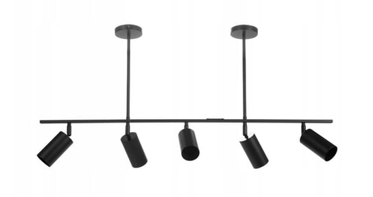 Lampa Wisząca Nowoczesna Metal Czarny Loft App611-5c Toolight