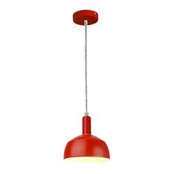 Lampa wisząca okrągła 18cm czerwona regulowany kąt ruchomy klosz Pendant-Aluminium Shade-Red VT-7100-R 3924 V-TAC V-TAC