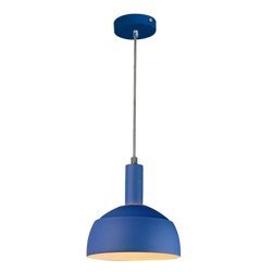 Lampa wisząca okrągła 18cm niebieska regulowany kąt ruchomy klosz Pendant-Aluminium Shade-Blue VT-7100-BL 3925 V-TAC V-TAC