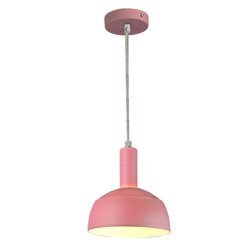 Lampa wisząca okrągła 18cm różowa regulowany kąt ruchomy klosz Pendant-Aluminium Shade-Pink VT-7100-P 3923 V-TAC V-TAC