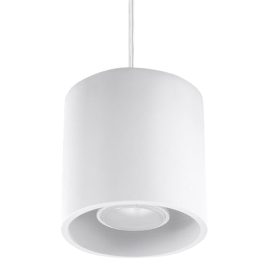 Lampa wisząca ORBIS 1 biały nowoczesny cylindryczny świeci w dół SL.0053 Sollux Lighting Sollux Lighting