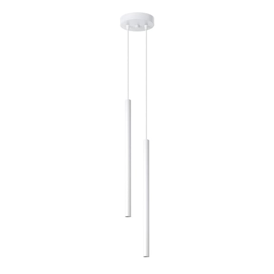 Lampa wisząca PASTELO 2 biała tuba sufitowa do salonu kuchni sypialni LED G9 Sollux Sollux Lighting