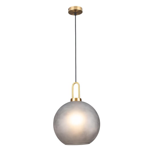 LAMPA wisząca PLUTON P0415 Maxlight szklana OPRAWA kula ZWIS ball przydymiona złota MaxLight