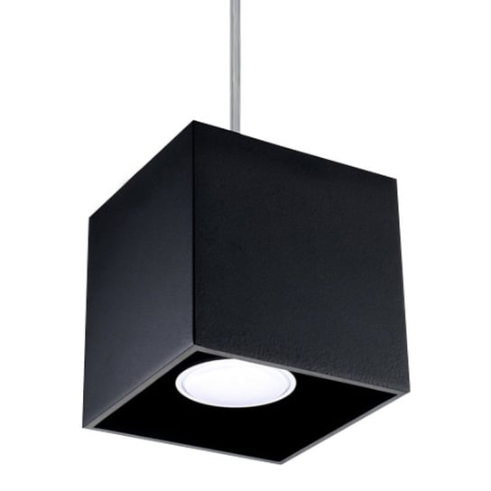 Lampa wisząca QUAD 1 czarny nowoczesny kwadrat świeci w dół SL.0060 Sollux Lighting Sollux Lighting