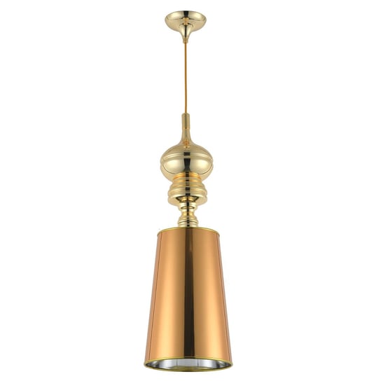 Lampa wisząca QUEEN MP-8046-25 zwis abażurowy nad stół złoty Step Into Design