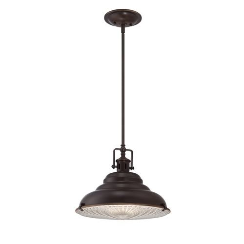 Lampa wisząca QUOIZEL Eastvale, ciemnobrązowa, 1x60W, 36,5x36,8 cm Quoizel