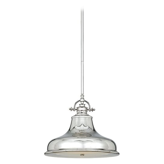 Lampa wisząca QUOIZEL Emery, srebrna, 1x100W, 37,7x34,3 cm Quoizel
