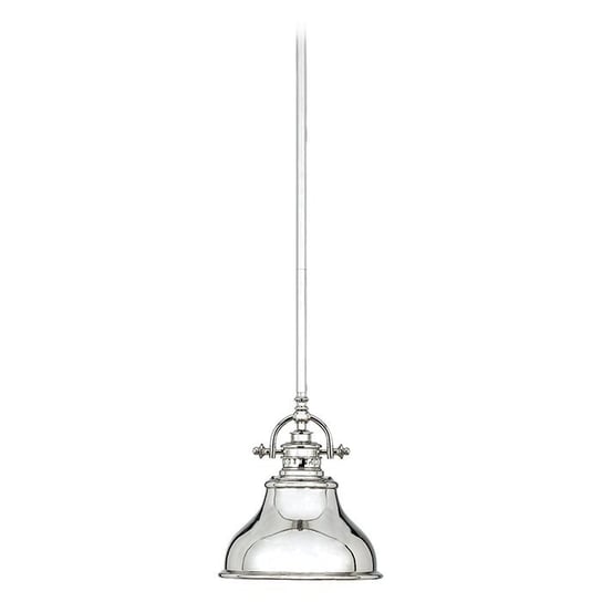 Lampa wisząca QUOIZEL Emery, srebrna, 1x60W, 31,4x20,3 cm ELSTEAD LIGHTING