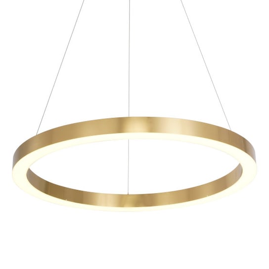 Lampa wisząca ring Midway LED złoty zwis 3000K 30W do sypialni Light Prestige