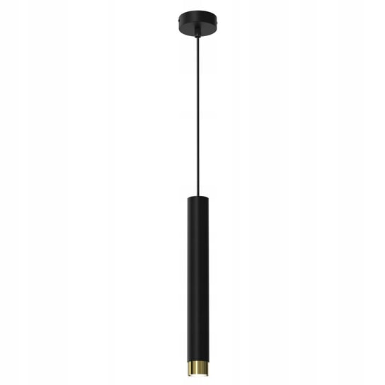 Lampa wisząca rura tubka GU11 sopel czarno złoty Ewilight Tube Lux EWILIGHT