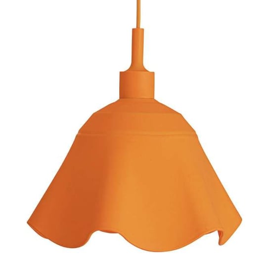 Lampa wisząca SILICON PENDULUM 6069898 Nave silikonowa OPRAWA stożek ZWIS do pokoju dziecięcego pomarańczowy Nave