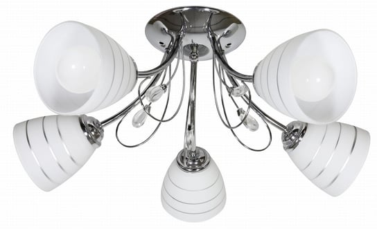 Lampa wisząca Simpli 5 Chrom z Kryształkiem, Candellux Candellux