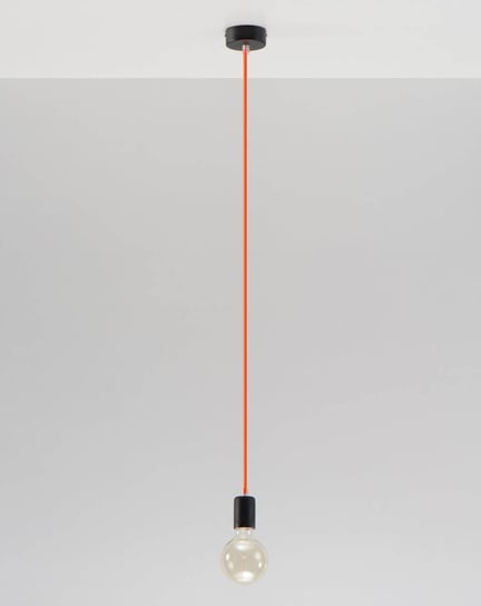 LAMPA wisząca SOL SL154 OPRAWKA kabel przewód zwis czarny pomarańczowy SOL