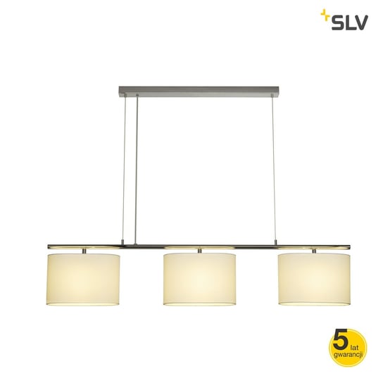 Lampa wisząca SPOTLINE Triadem, srebrna, 3x60W, 173,5x118 cm SLV