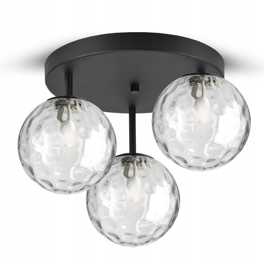 Lampa Wisząca Sufitowa Plafon Żyrandol Szklane Kule - ER3 Texture LED G9 Luxolar