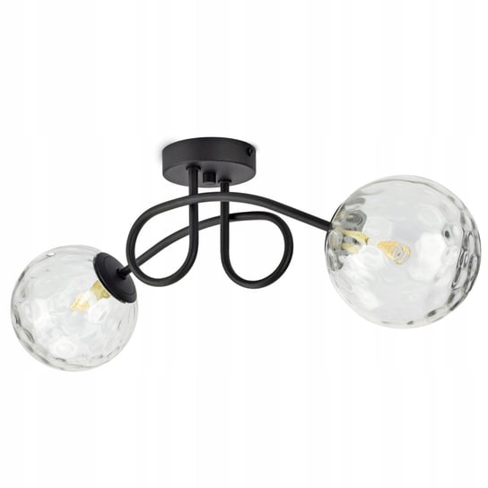 Lampa Wisząca Sufitowa Plafon Żyrandol Szklane Kule - PE2 Texture LED G9 Luxolar