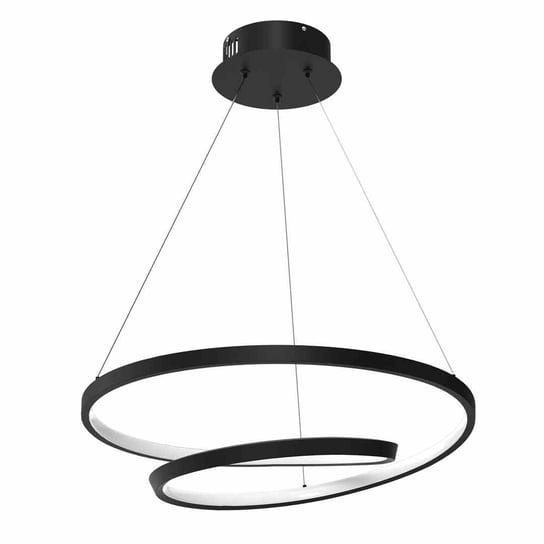 Lampa wisząca sufitowa żyrandol czarna Milagro LUCERO  48W LED Milagro