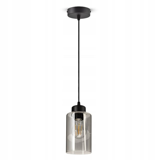 Lampa Wisząca Sufitowa Żyrandol Czarna Szklana Glass Tube 535-EZ1 LED E27 Luxolar