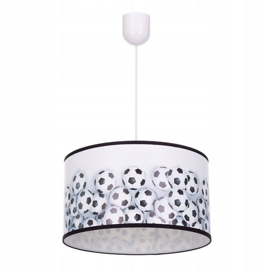Lampa wisząca sufitowa żyrandol nadruk PIŁKA abażur regulowana futbol sport Smile