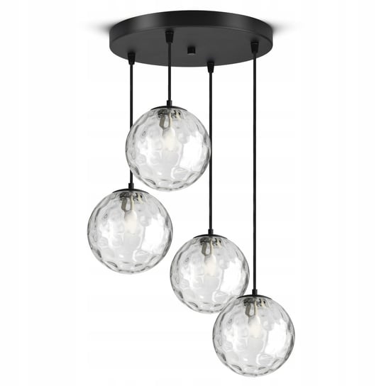 Lampa Wisząca Sufitowa Żyrandol Szklane Kule - EZ4 Texture LED G9 Luxolar