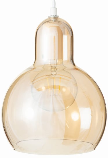 Lampa wisząca szklana bursztynowa amber Pera Ledigo