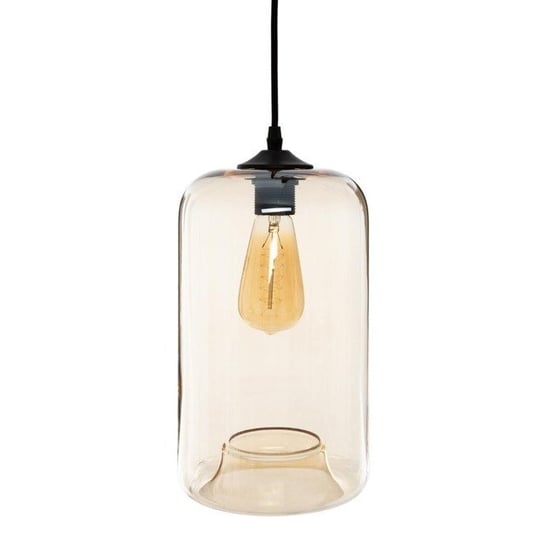Lampa wisząca szklana ELISMA : Kolor - Bursztynowy MIA home