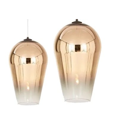 Lampa Wisząca Szklana Lustrzana Różne Kolory Loft Toolight