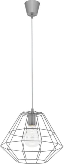 Lampa wisząca TK LIGHTING Diamond Gray Midi, szara, 60 W TK Lighting