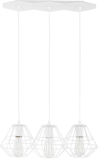 Lampa wisząca TK LIGHTING Diamond White, biała, 3x60 W TK Lighting