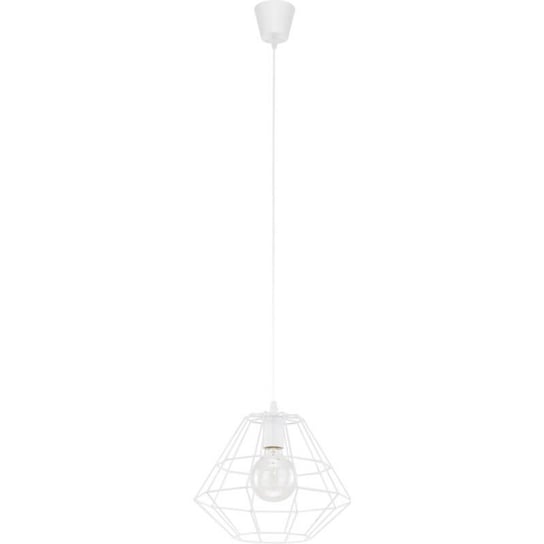 Lampa wisząca TK LIGHTING Diamond White Midi, biała, 60 W TK Lighting