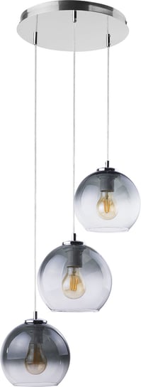 Lampa wisząca TK LIGHTING Santino, 3x60 W, E27, szara, 110x50 cm TK Lighting