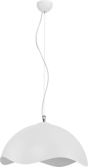 Lampa wisząca TK LIGHTING Steel Wave, biała, 50x115 cm, 60 W TK Lighting