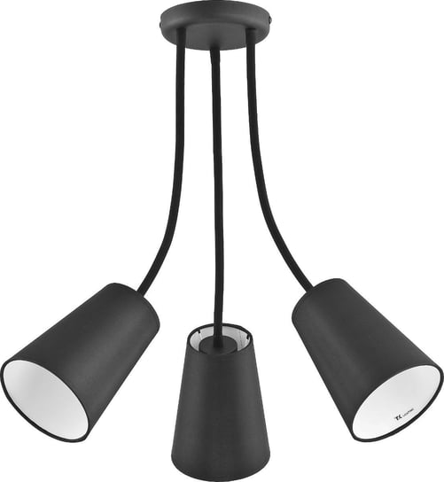 Lampa wisząca TK LIGHTING Wire, czarna, 3x60 W TK Lighting