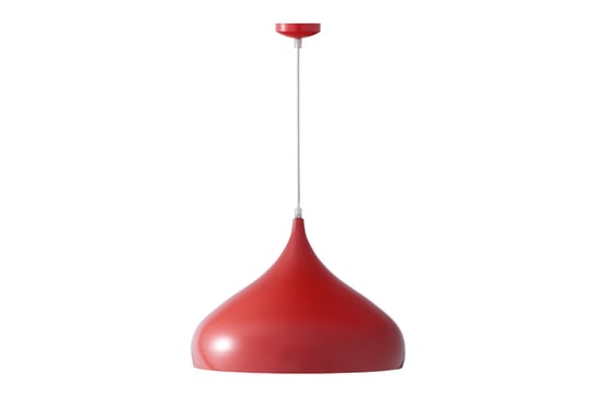 Lampa wisząca TUBER czerwony, Ø41,5/ h 29,6 , metal Konsimo