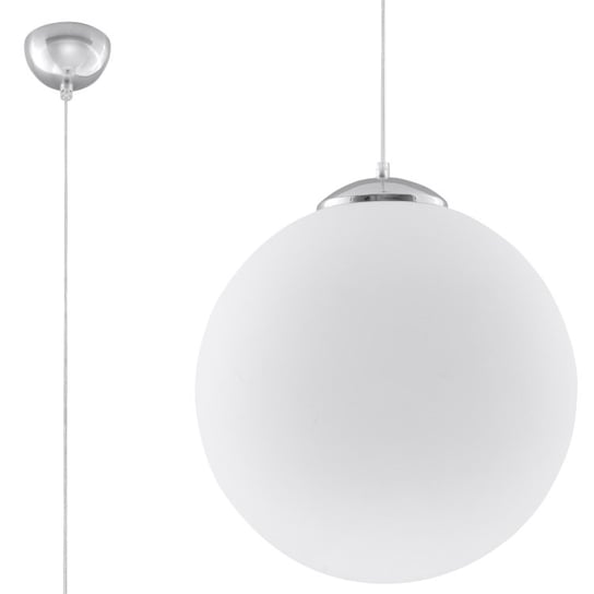Lampa wisząca UGO 30 chrom minimalistyczny kula regulacja zawiesia SL.0264 Sollux Lighting Sollux Lighting