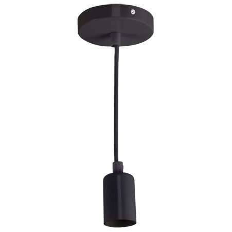 LAMPA wisząca UNO 03811 Ideus loftowa OPRAWA metalowy zwis czarny IDEUS