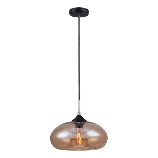 LAMPA wisząca VALIO MDM2093/1 C Italux kulista OPRAWA zwis szklany dymiony ITALUX