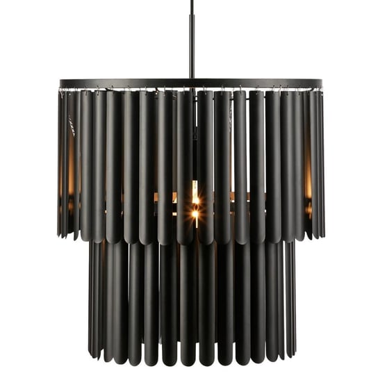 Lampa wisząca Viento 108581 Markslojd metalowe rurki modernistyczna czarna Markslojd