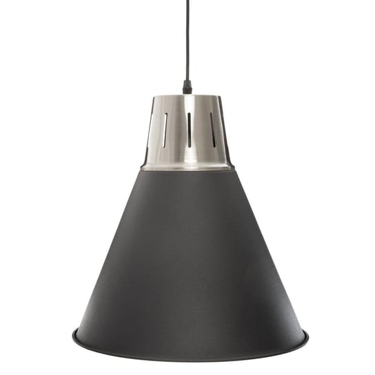 Lampa wisząca z kloszem w kształcie stożka, Ø 33 cm, czarna Atmosphera