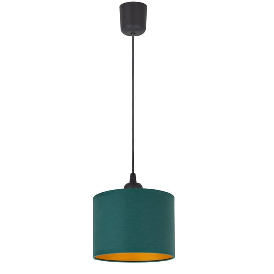 Lampa wisząca ZAWIESIE LOFT mini ABAŻUR zielony złoty Tornado