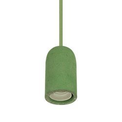 Lampa wisząca zielona okrągła beton E27 Green Concrete Holder-Canopy VT-7668-GN 3742 V-TAC V-TAC