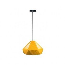 Lampa wisząca żółta metal E27 Prism-Yellow Pendant VT-7310-Y 3947 V-TAC V-TAC